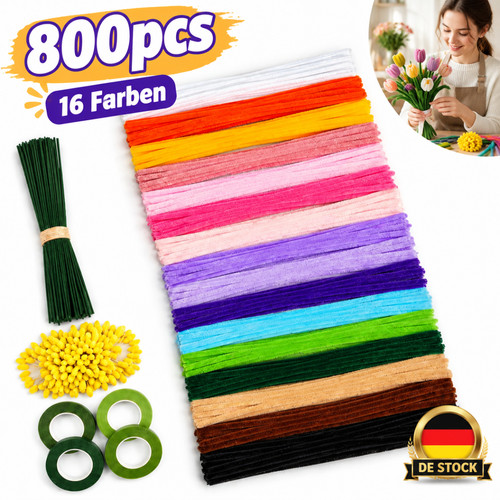 800 stück pfeifenreiniger zum - 800,