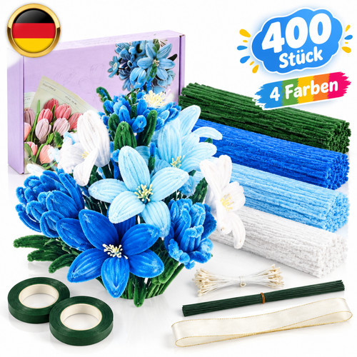 400 stück pfeifenreiniger zum - 400,