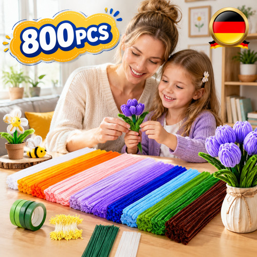 800 stück pfeifenreiniger zum - stück,