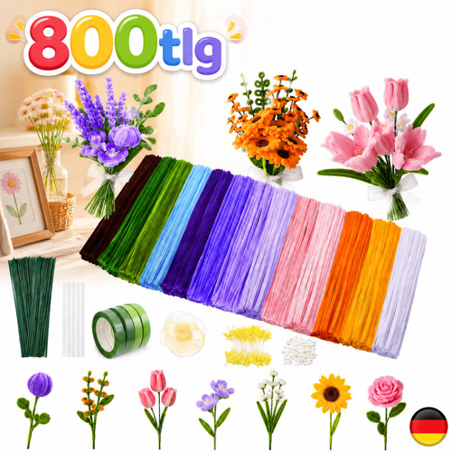 800 stück pfeifenreiniger zum - 800,
