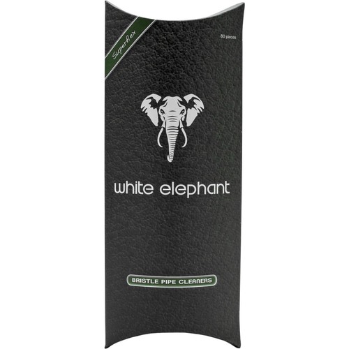 White elephant bristle pipe - elephant,
