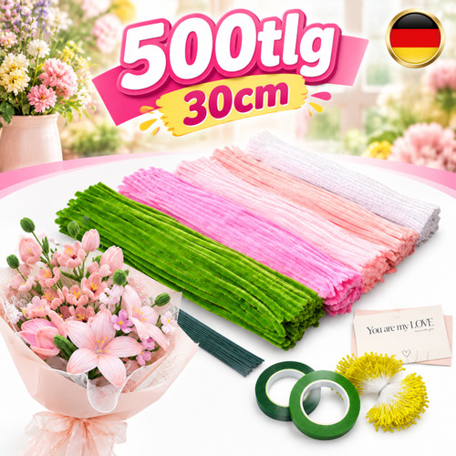 500 stück pfeifenreiniger zum - 500,